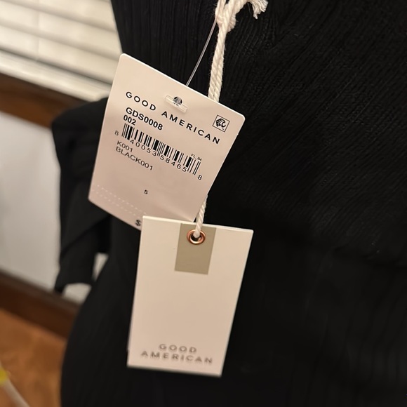 NWT Good American Belted Body Dress - Picture 6 of 7